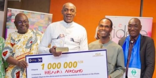 PRIX JEAN-MARIE ADIAFFI DE LA LITTÉRATURE IVOIRIENNE 2025: HENRI N’KOUMO, LAURÉAT AVEC SON LIVRE ‘’LA PROMESSE ENTÊTÉE DE L’OMBRE’